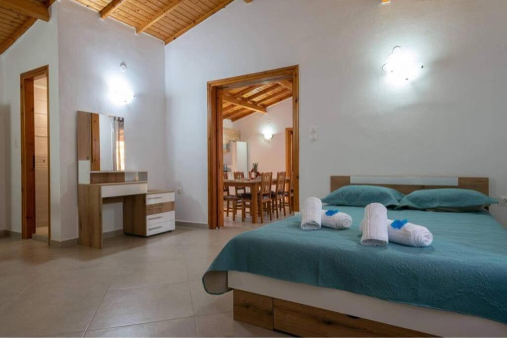Platy Sea View Lxs Villa Bagian luar foto